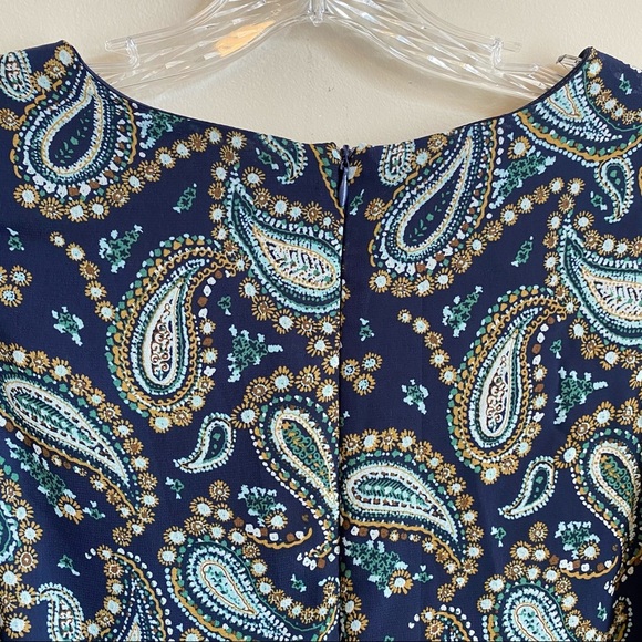 Betsey Johnson Paisley Bell Sleeve Mini Dress 2 - Picture 7 of 10